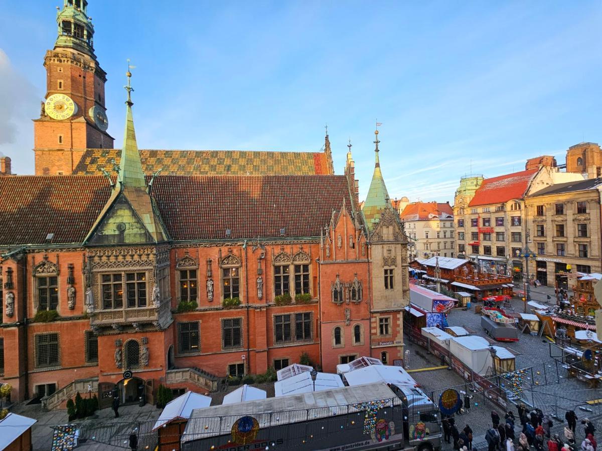 Rynek Market Square Wroclove Tectum Apartments Z Widokiem Na Rynek فروتسواف المظهر الخارجي الصورة